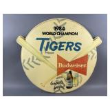 1984 Detroit Tigers Budweiser World Series Sign