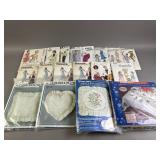 Vintage Sewing Patterns & Quilt Embroidery Kits