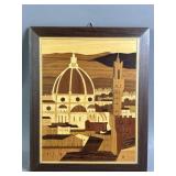 Wooden Artwork Plaque With COA