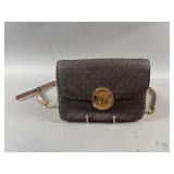 Michael Kors Fulton Signature Flap Crossbody Purse
