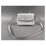 Michael Kors White Cross Body Purse
