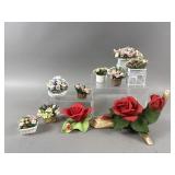 Capodimonte Porcelain Roses & More