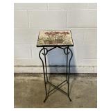 Vintage Decorative Wrought Iron Plant Stand