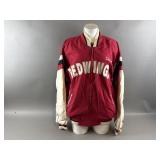 Vtg Mirage Reversible Red Wings Varsity Jacket