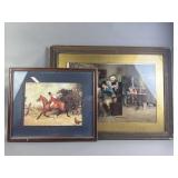 2 Framed Vintage Prints