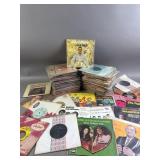 Lot of Vintage 7in Vinyl Records