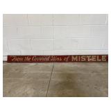 Large Vintage Mistele Coal & Oil Metal Sign