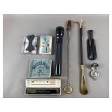Butterfly Harmonica, Bow Ties, Compass & More