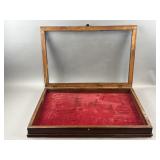 Vintage Table-Top Wooden Showcase