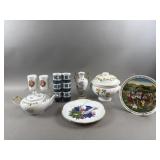 Misc. Vintage Painted Glassware