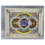 Framed Handcrafted Butterfly Wing Artwork