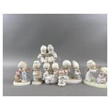 Various Precious Moments Ceramic Figurines