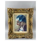Framed/Signed Original Oil Painting by Alfieri