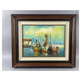 Framed/Signed Oil Painting by P. Stirrat