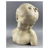Vintage Austin Prod. Resin Bust of a Child