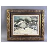Framed/Signed Oil Painting on Canvas by Kohn