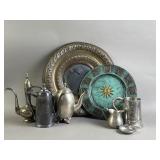 Zodiac Plate, Decorative Mirror & Silver Plate