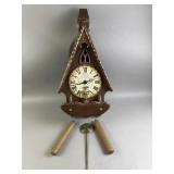 Vtg New England Hanging Wall Clock