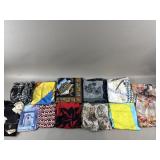 Various Scarves - Wool, Silk & More