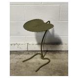 Wrought Iron Lily Pad Side Table
