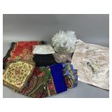Vintage/Antique Purses, Hat, Textiles & More