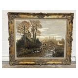 Signed & Framed Oil Painting on Canvas