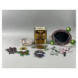 Vintage-style Stained Glass Suncatchers & More