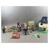 Lot Of Vintage Toys - Weebles House, Barbie & More