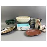 Vtg Pottery - Planters, Vase, Crock, Ashtray