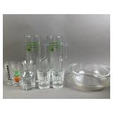 Glass Beer Steins, Shot Glasses, & More