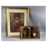 2- Framed Religious Prints
