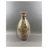 Mosaic Glass Floor Vase