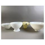 Vtg Glass Hurricane Lamp Shades