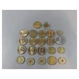 Vtg Presidental Dollars, Euros & More
