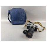 Nikon FE 35mm SLR W/ Vivitar 28-90mm Lens & Case