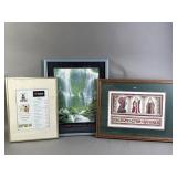 3 Framed Prints & Artwork