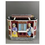 Vtg Lotus San Francisco Cable Car Cookie Jar