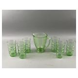 Vintage Uranium Vaseline Glassware Lot