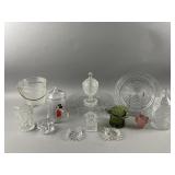 Vintage Clear Glass Candy Dishes & More