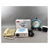 Vankyo Projector, Clocks & More
