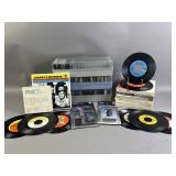 VHS & Recording Tapes, 7in Vinyl Records, & More