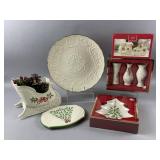 Vintage Lenox Holiday Tree Candy Dish & More