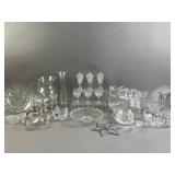Lot of Clear Vtg Glassware