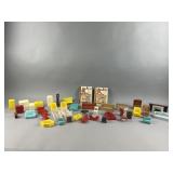 Lot of Vintage Doll House Furniture & More