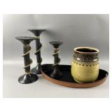 Vintage Renoir Candlestick Holders & More