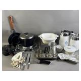 Vtg Kitchen Appliances, Dishes, & More