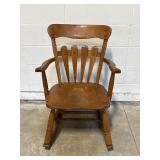 Vtg Temple Stewart Wooden Rocking Chair