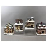 Vintage Hawthorne Christmas Village Houses
