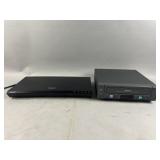 Samsung Blu-ray Player and Vintage GoldStar VCR