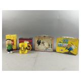 Lot of Peanuts Collectibles & Vintage Lunch Boxes